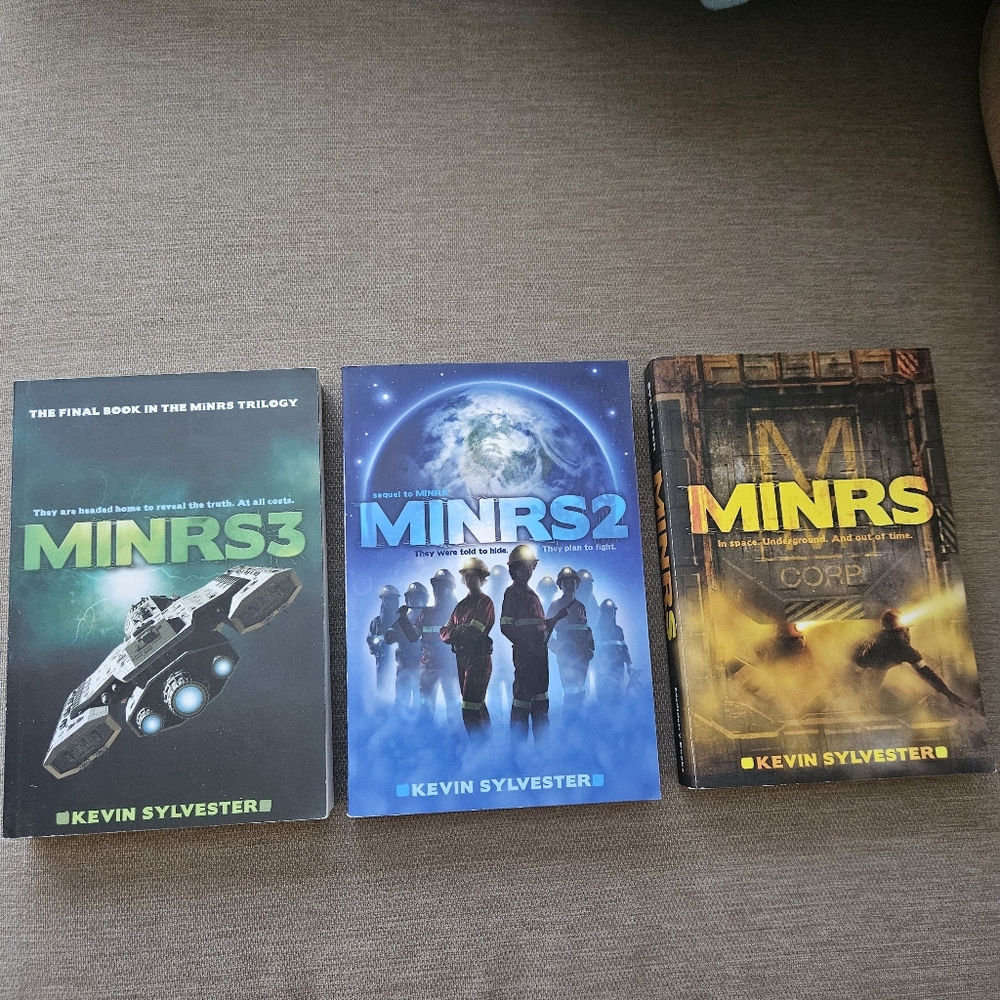 MINRS Trilogy Books Lot Kevin Sylvester Soft Cover